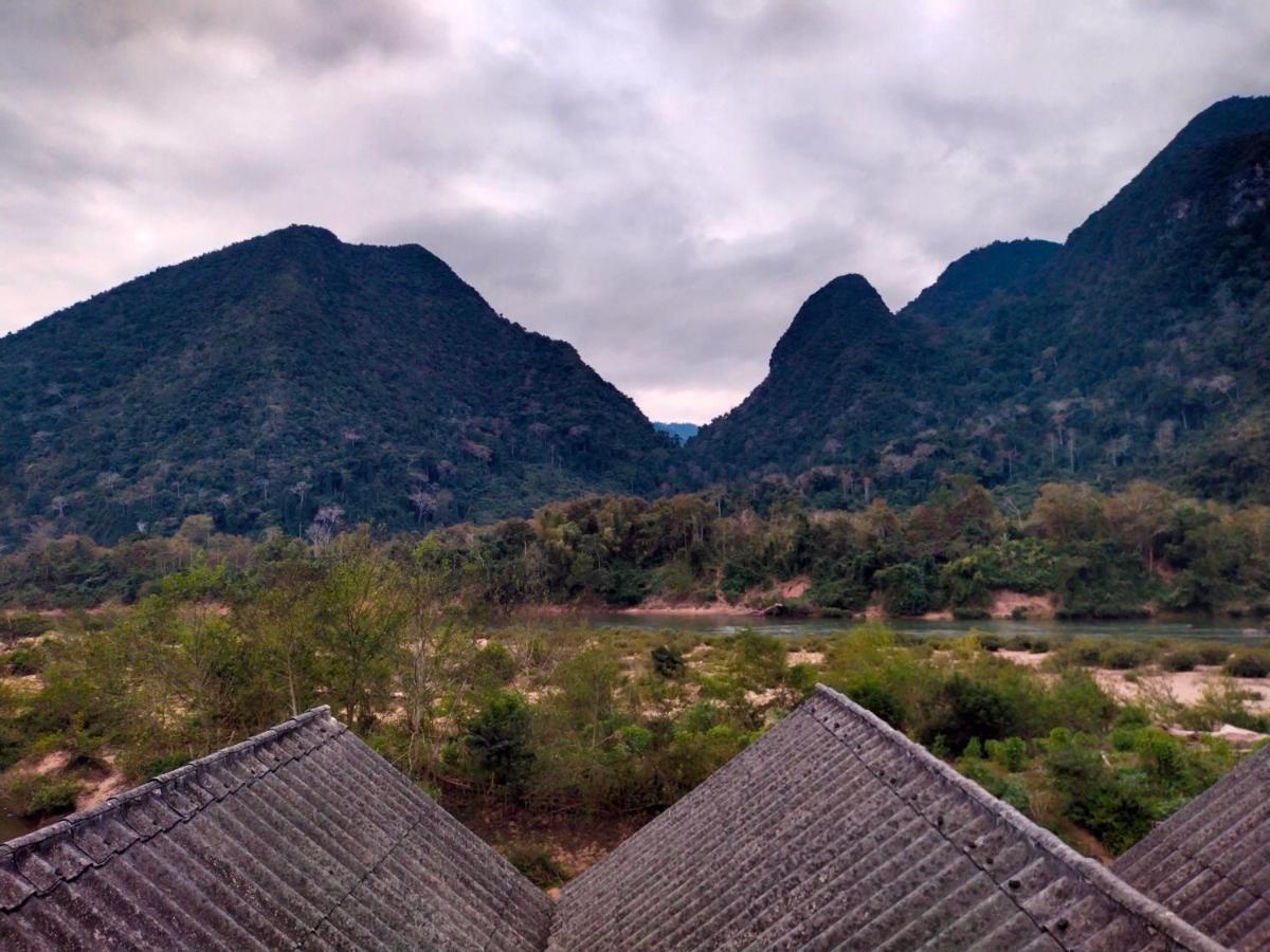 Pdv Guesthouse Muang Ngoi Ngoại thất bức ảnh