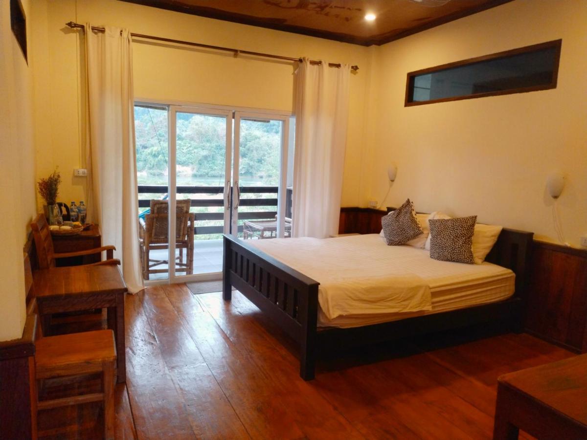 Pdv Guesthouse Muang Ngoi Ngoại thất bức ảnh